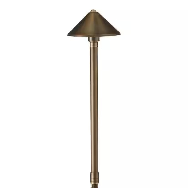 Low age Cast Brass Conehead Bronze Path Light Kit (6-Pack)
