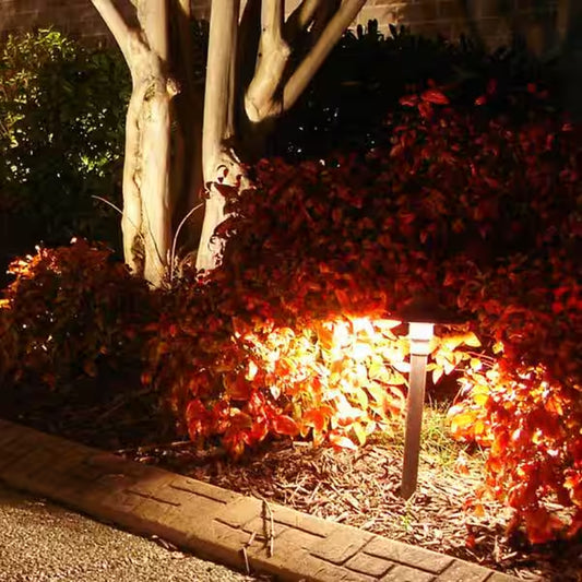 Professional Series Low-Voltage Brushed Satin Copper Outdoor LED Landscape Path Light and Spot Light Kit (8-Pack)