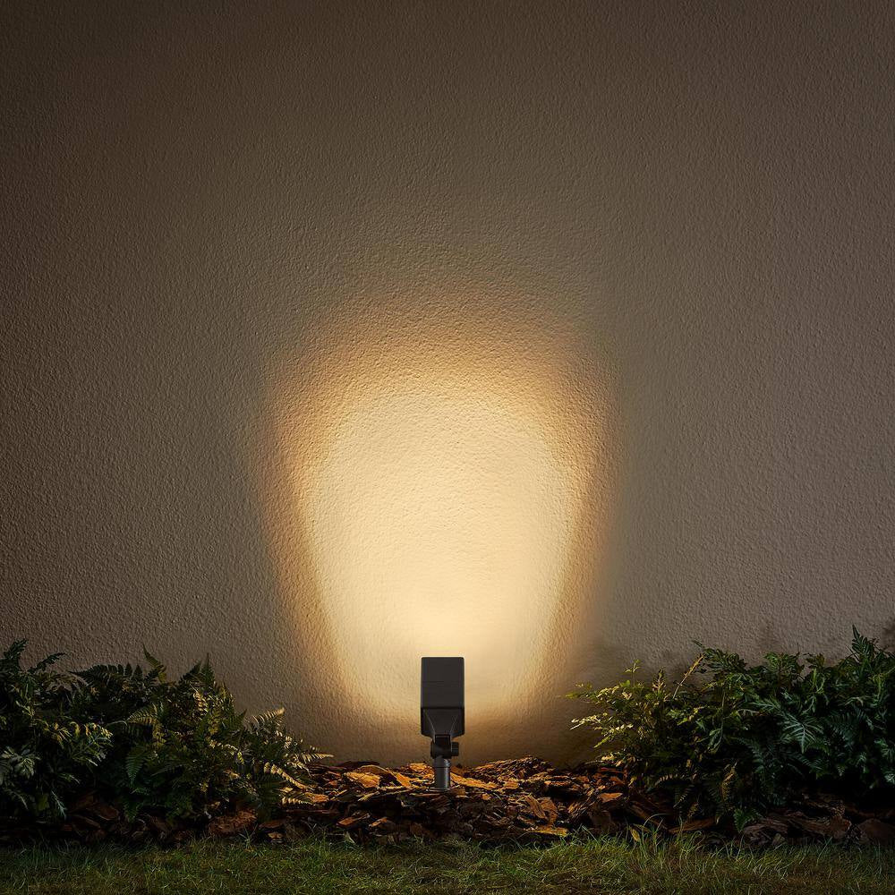 Havenridge 400 Lumen Low Voltage Bronze Hardwired Integrated LED Weather Resistant Outdoor Spotlight