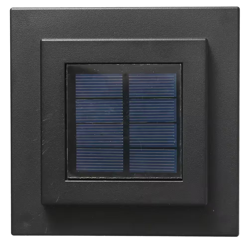Ambrose Solar 6 Lumens Matte Black Integrated LED Modern Flicker Flame Torch Path Light (2-Pack); Weather Resistant