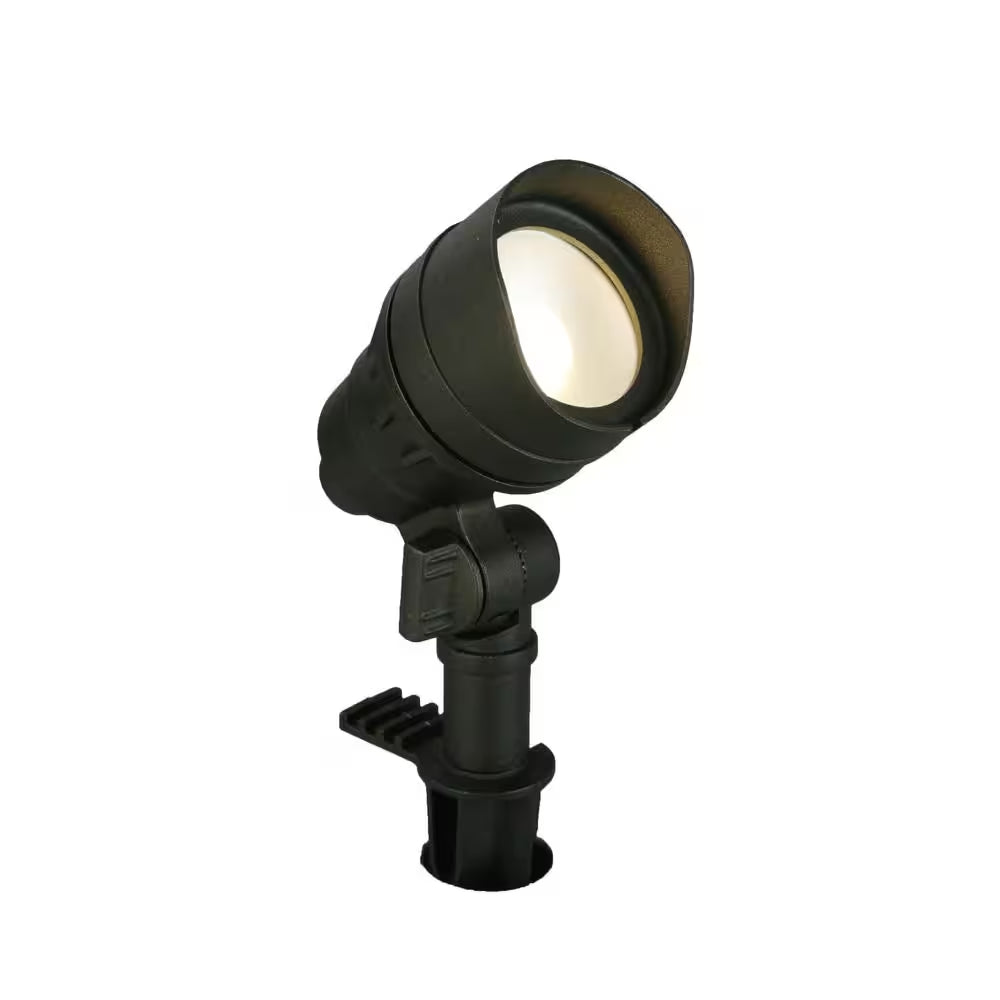 200 Lumen Millennium Black Adjustable Light Color Integrated LED Outdoor Landscape Flood Light