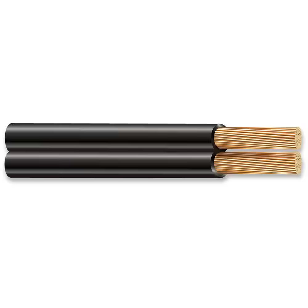 50 Ft. 16/2 Black Stranded Low-Voltage Landscape Lighting Wire