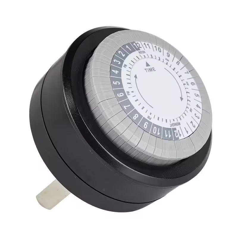 100-Watt Stainless Steel Low age Landscape Lighting Transformer with Mechanical Timer