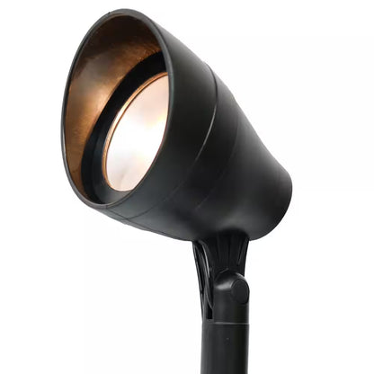 Solar 50 Lumens Black Integrated LED Spotlight with Remote Panel (3-Pack); Weather/Water/Rust Resistant