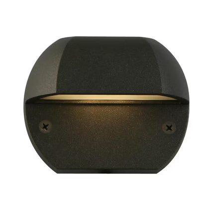 105 Lumen Low Voltage Black Integrated LED Outdoor Surface Mount Deck Light