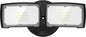 3000LM LED Flood Light Outdoor, Switch Controlled LED Security Light, 28W Exterior Lights with 2 Adjustable Heads, 5500K, IP65 Waterproof for Garage, Yard, Patio Brown