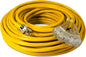 2 Ft - 12 Gauge Heavy Duty Extension Cord - 3 Outlet Lighted SJTW - Indoor/Outdoor Extension_Cord by  - 2' 12-Gauge Grounded 15 Amp Extensioncord Splitter