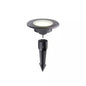 150 Lumens Low Voltage Black Integrated LED round Outdoor Inground Well/Deck Light