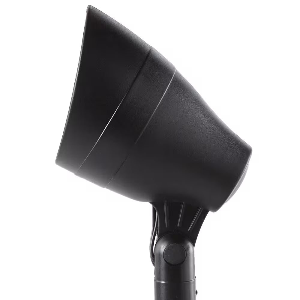 Solar 50 Lumens Black Integrated LED Spotlight with Remote Panel (3-Pack); Weather/Water/Rust Resistant