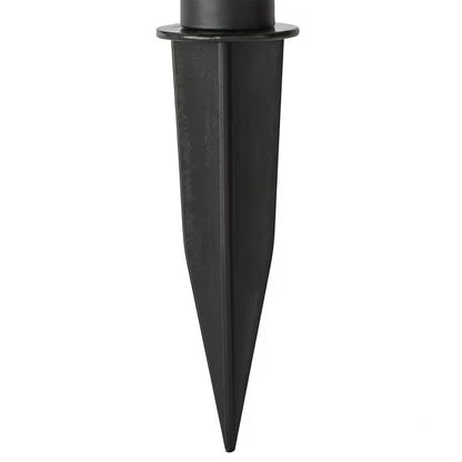 Solar 50 Lumens Black Outdoor Integrated LED Adjustable Beam Spotlight (2-Pack); Weather/Water/Rust Resistant