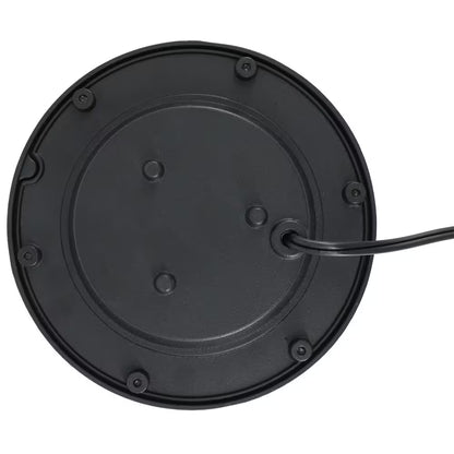 Low Voltage 500 Lumens Black Outdoor Integrated LED in Ground Well Light; Weather/Water/Rust Resistant