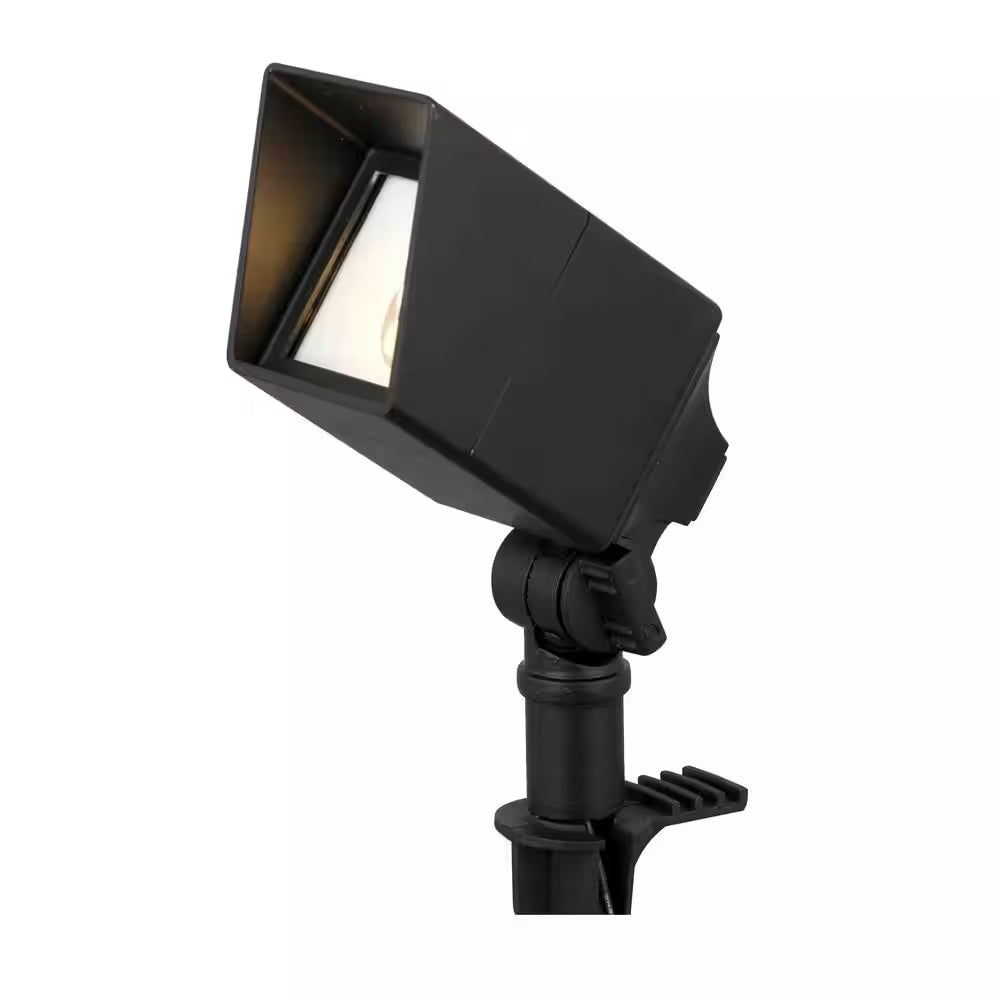 Havenridge 400 Lumen Low Voltage Bronze Hardwired Integrated LED Weather Resistant Outdoor Spotlight