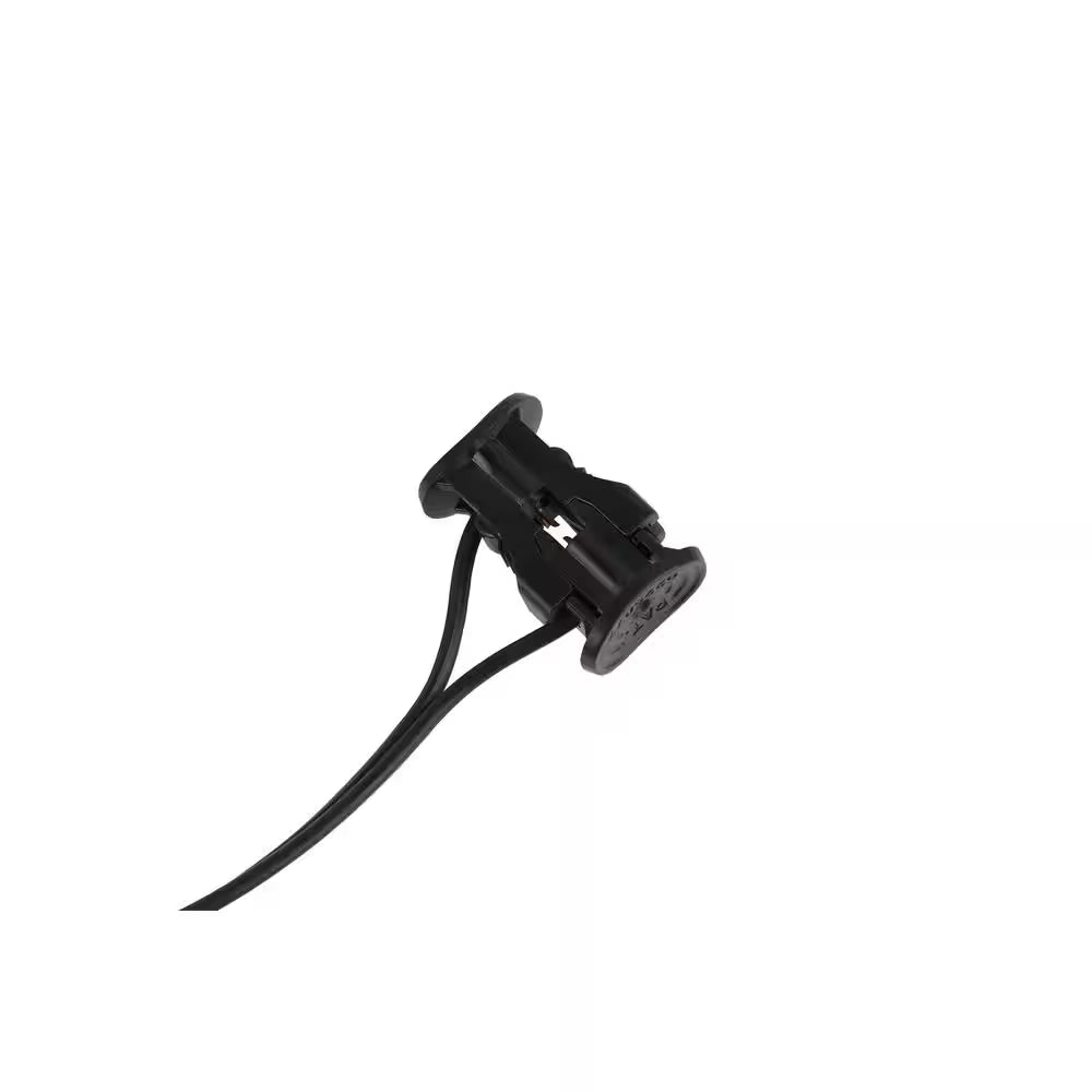 Low Voltage 327 Lumen Black Hardwired Integrated LED Outdoor Spotlight with Narrow Beam Angle