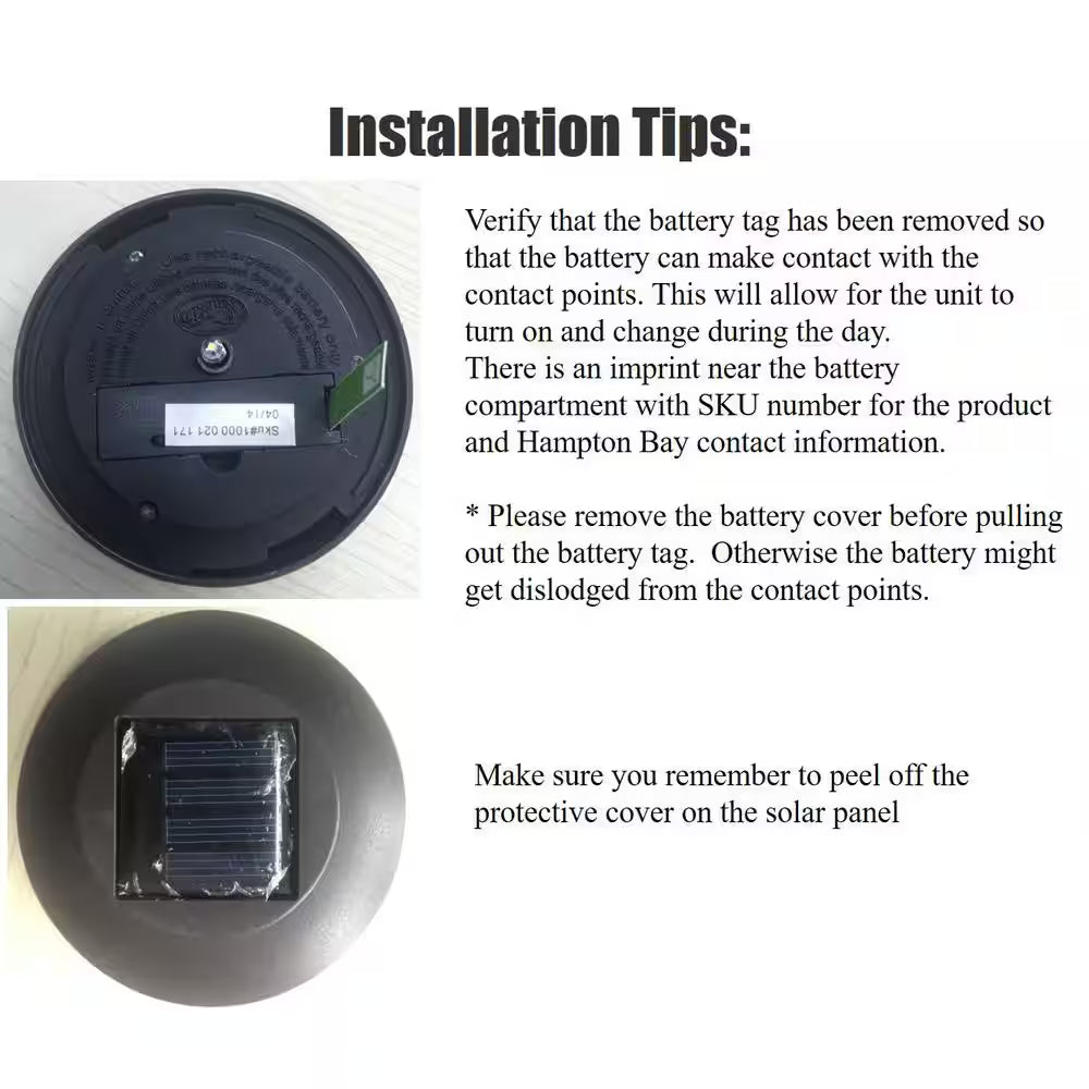 30 Lumen Gray Integrated LED Weather Resistant Outdoor Solar Rock Spotlight with Adjustable Lamp Head