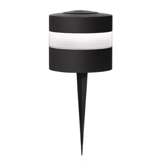 Lakeview 100 Lumen Low Voltage Black Integrated LED Weather Resistant Outdoor Marquee Path Light