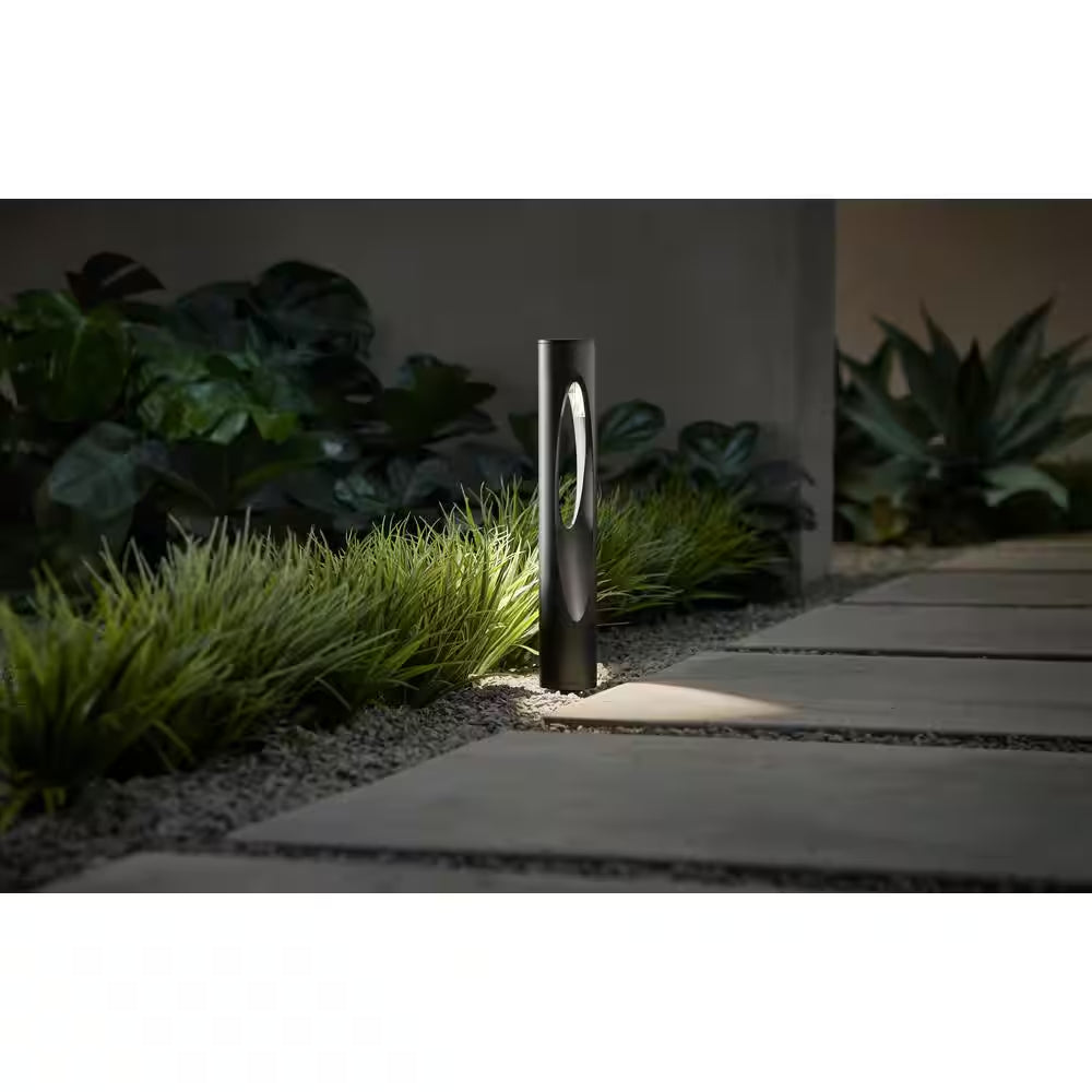 Trinity Hill 100 Lumen Low Voltage Matte Black Integrated LED Contemporary Outdoor Bollard Path Light