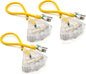 2 Ft - 12 Gauge Heavy Duty Extension Cord - 3 Outlet Lighted SJTW - Indoor/Outdoor Extension_Cord by  - 2' 12-Gauge Grounded 15 Amp Extensioncord Splitter
